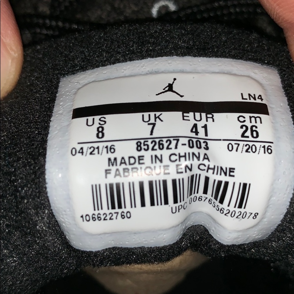 Nike Jordan 12 Wool Size 8M - Picture 8 of 8